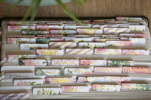 Bible Index Tabs | Floral Bible TabsBible Tabs