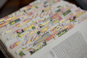 Bible Index Tabs | Floral Bible TabsBible Tabs