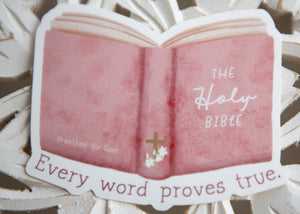 Holy Bible Christian Sticker