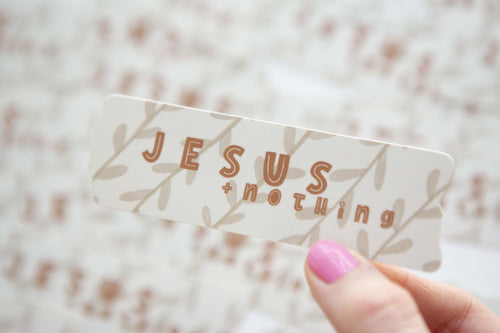 Jesus + Nothing Washi Tape Vinyl Sticker