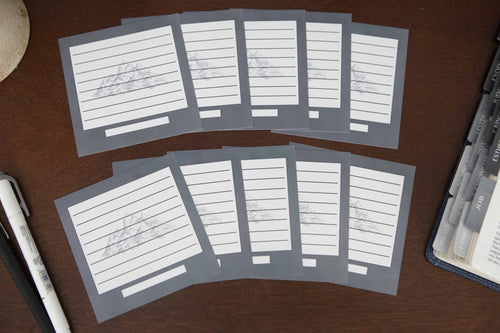 Men's Blank Bible CardsPrayer Cards