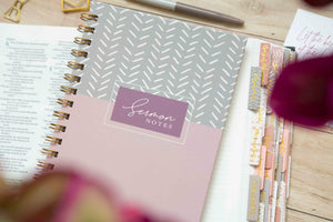 pink-and-gray-church-notes-journal-for-sermons